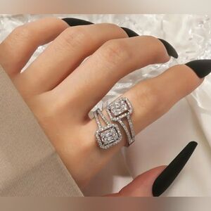 Elegant Silver Wrap Ring, NWT